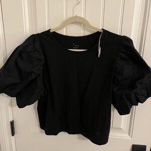 A New Day ruffle sleeve crop top